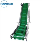 Stainless hlau ntsuab PVC siv Conveyor