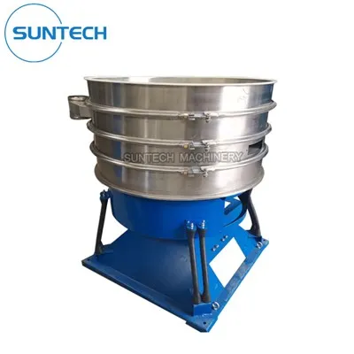 Round S304 Tumbler Vibrating Sieve Separator